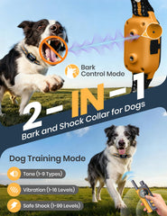 DOGLinsen auto bark control mode helps manage barking during daily walks.