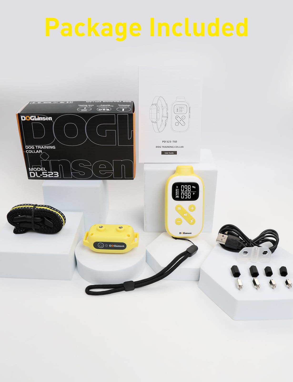 IP67 waterproof DOGLinsen collar designed for all-weather wear