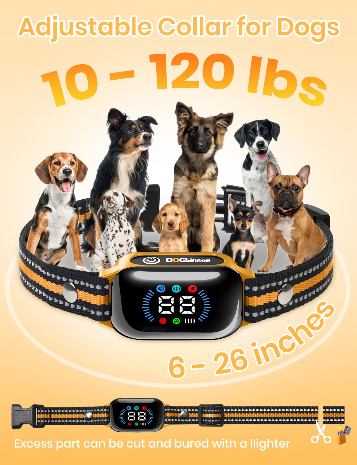 DOGLinsen long battery life reduces charging interruptions on long hikes.
