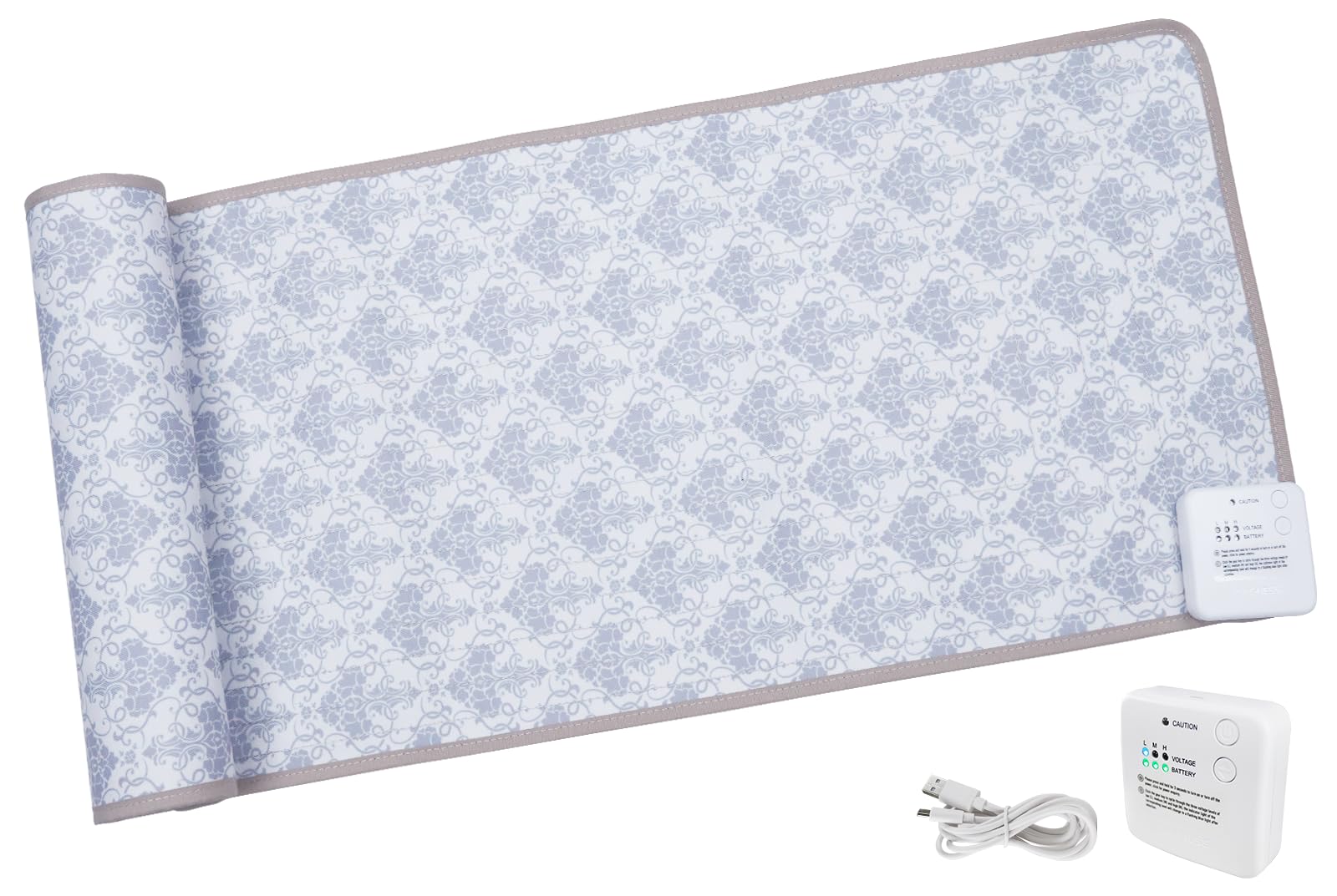 DOGNESS shock mat on couch deters pets from lounging on furniture.