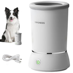 DOGNESS W01 top view shows compact paw cleaner for small to medium dogs.