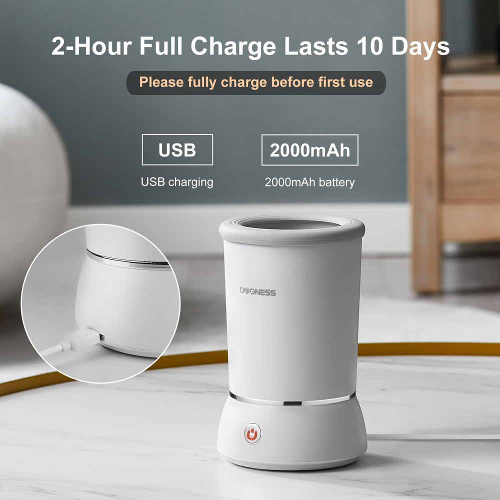 DOGNESS W01 waterproof Type-C port ensures safer charging.