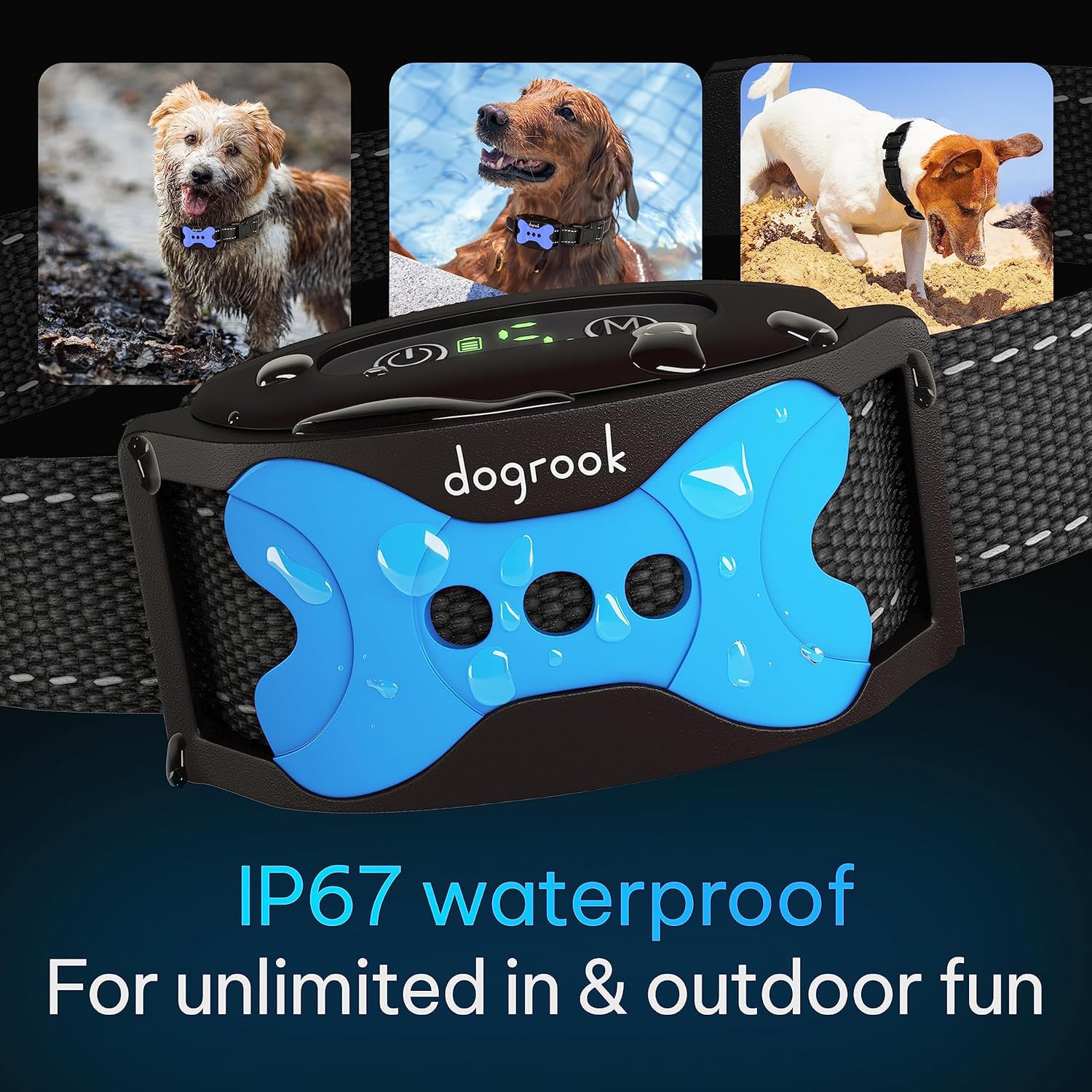 DogRook collar microphone detects barks for precise humane training