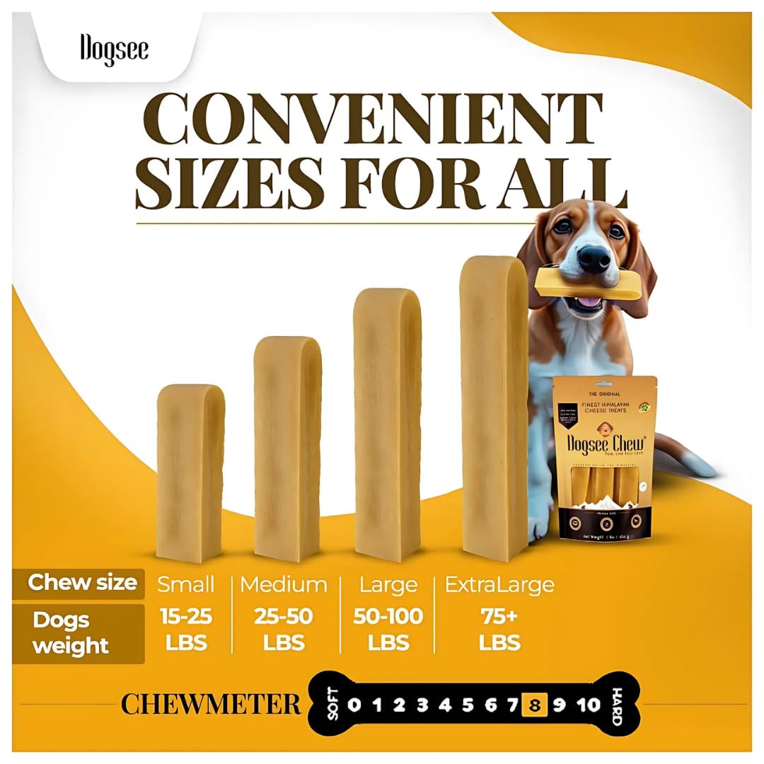 Dogsee Yak Chews grain, gluten, and lactose free for easier digestion