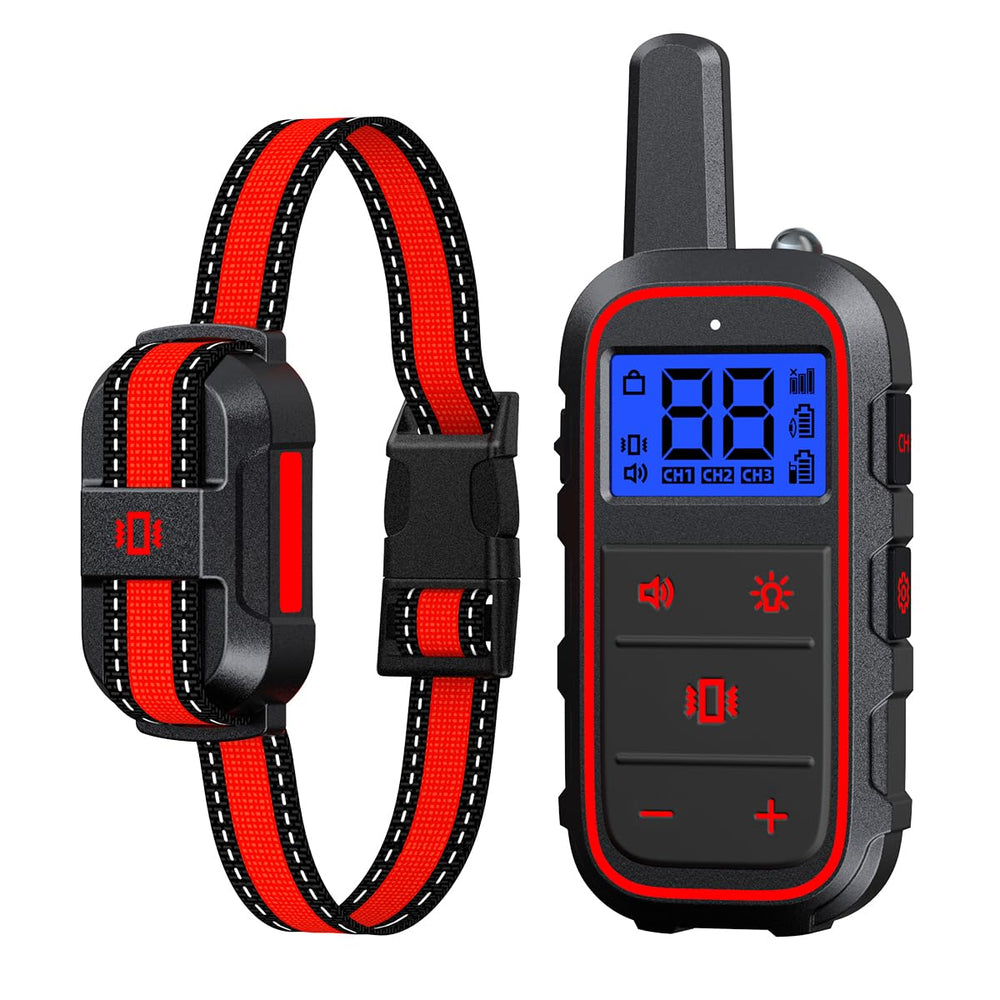 DogStop training collar remote control for easy, humane training at home or on walks.