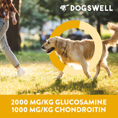 Dogswell Hip & Joint Duck Jerky pouch image featuring high-protein duck formula