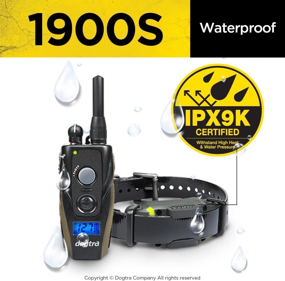 Dogtra 1900S High-Performance Pager delivers clear vibration cues during practice.