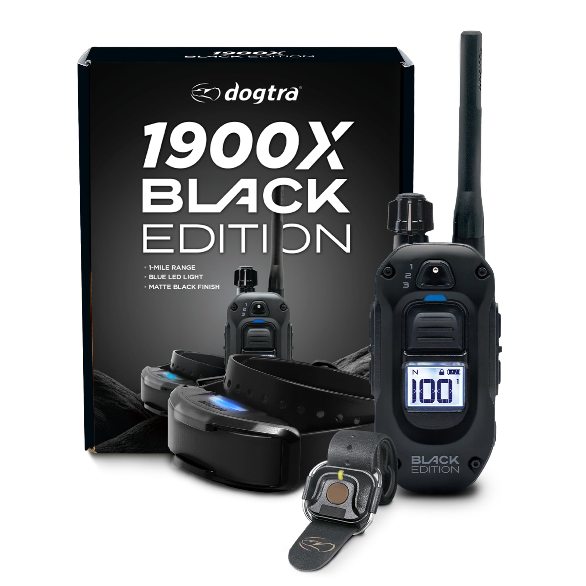 Dogtra 1900X Black Edition receiver, built for rain, mud, and saltwater field use.