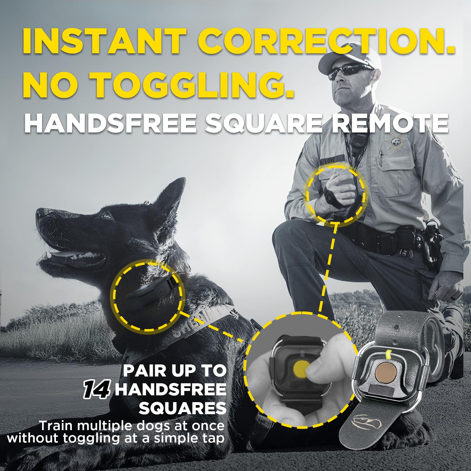 Dogtra 1900X Black Edition rechargeable battery charging port.