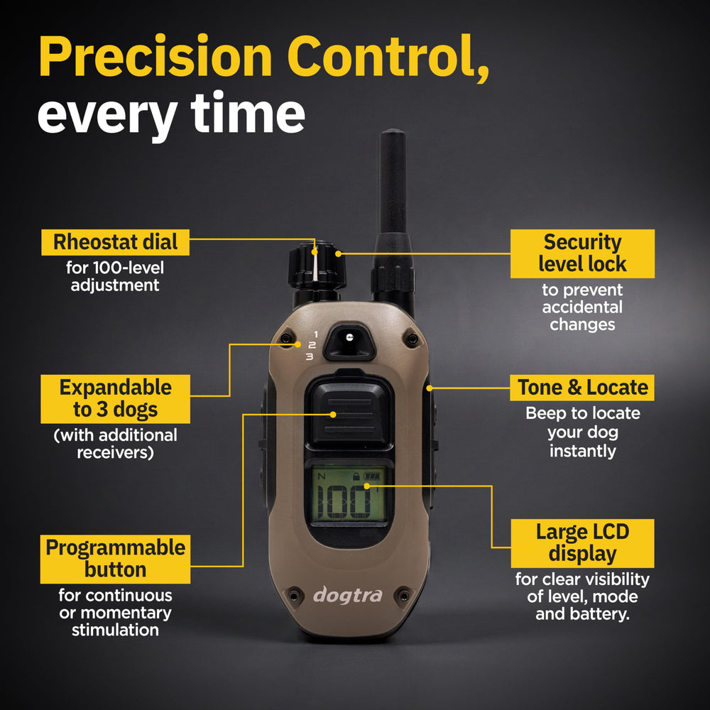 Dogtra 1900X IPX9K waterproof rating for rain or water training