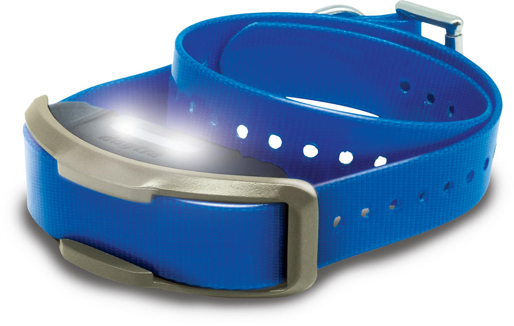 Dogtra 1900X LED indicator light aids training in low light.