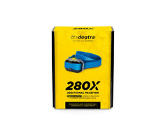 Dogtra 280X front-center button for precise timing during training.