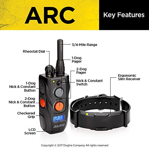 Dogtra ARC expandable system for dual-dog training from one transmitter