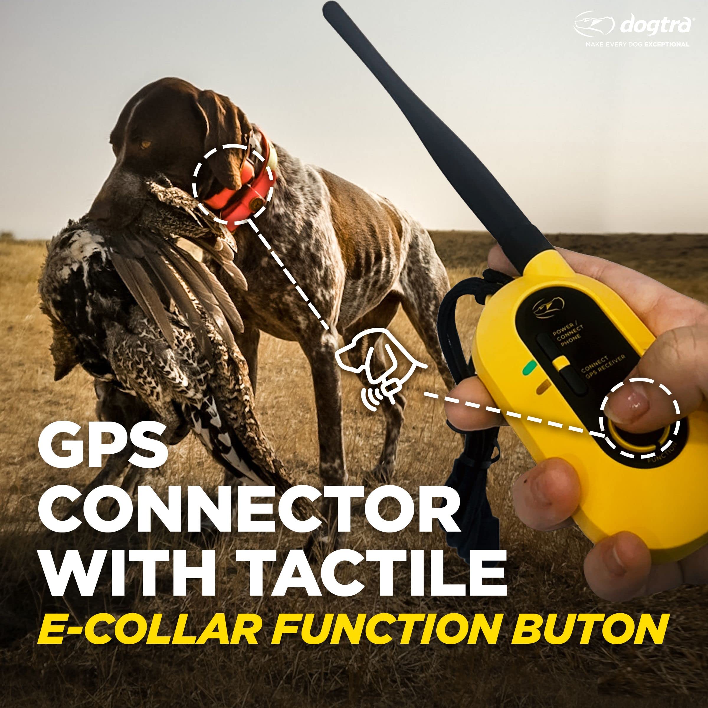 Waterproof Pathfinder 2 receiver used in rugged outdoor conditions.