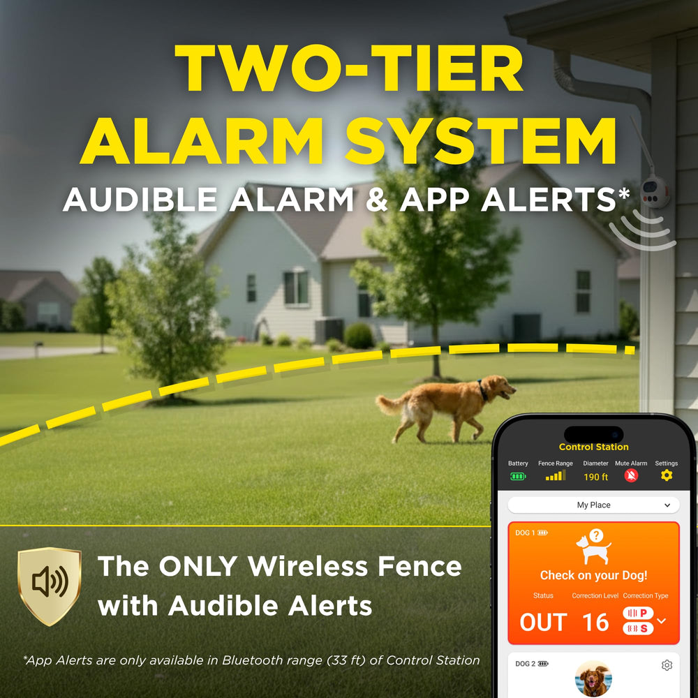Dogtra SMART Fence app control lets you adjust settings from your phone