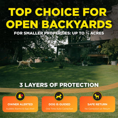 Dogtra SMART Fence IPX9K waterproof design endures rain, mud, and wet grass