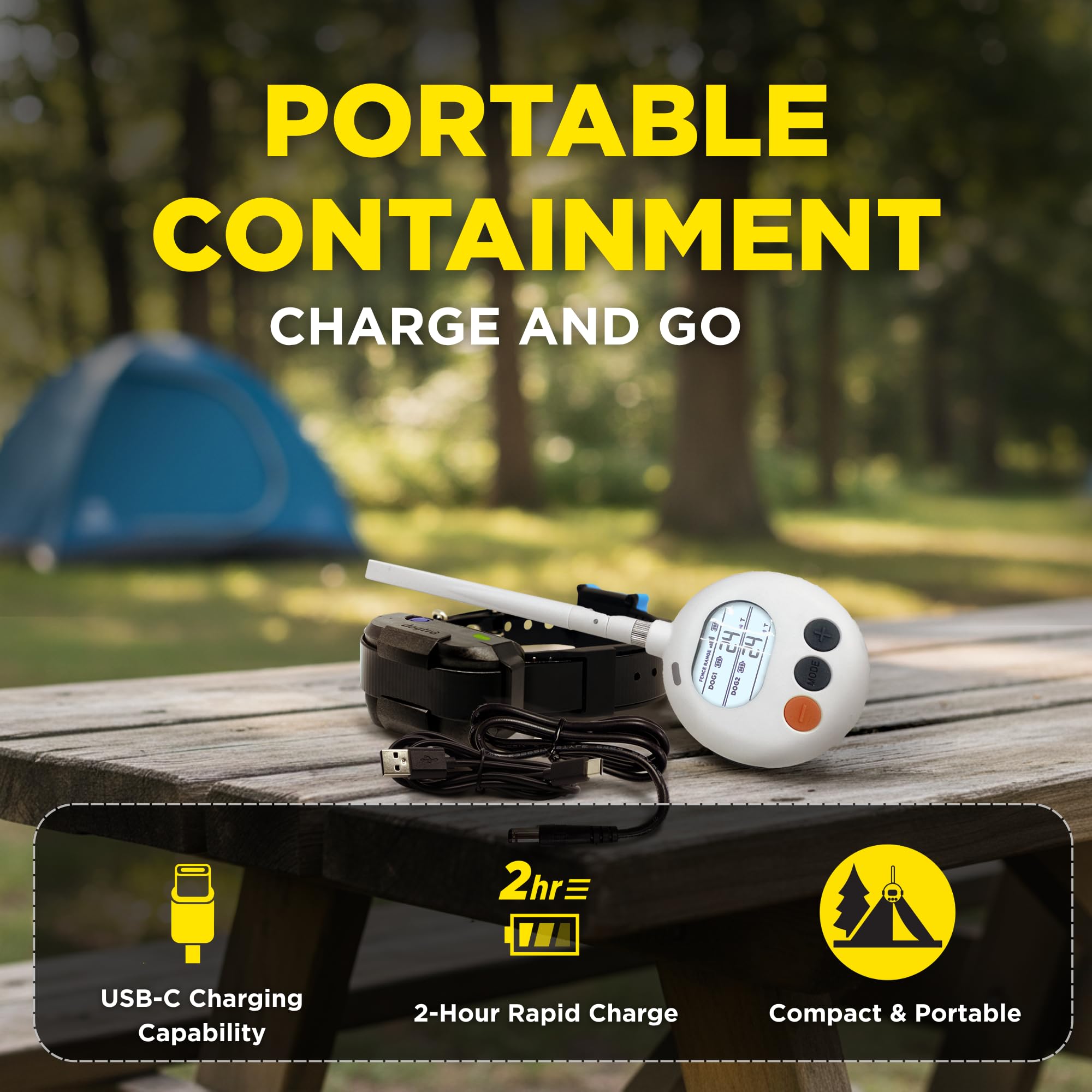 Dogtra SMART Fence remote training with tone, vibration, or static cues