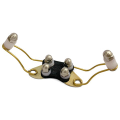 Dogtra Titanium Enhanced Contacts Large with Flexi Fin close-up for comfort and even contact.