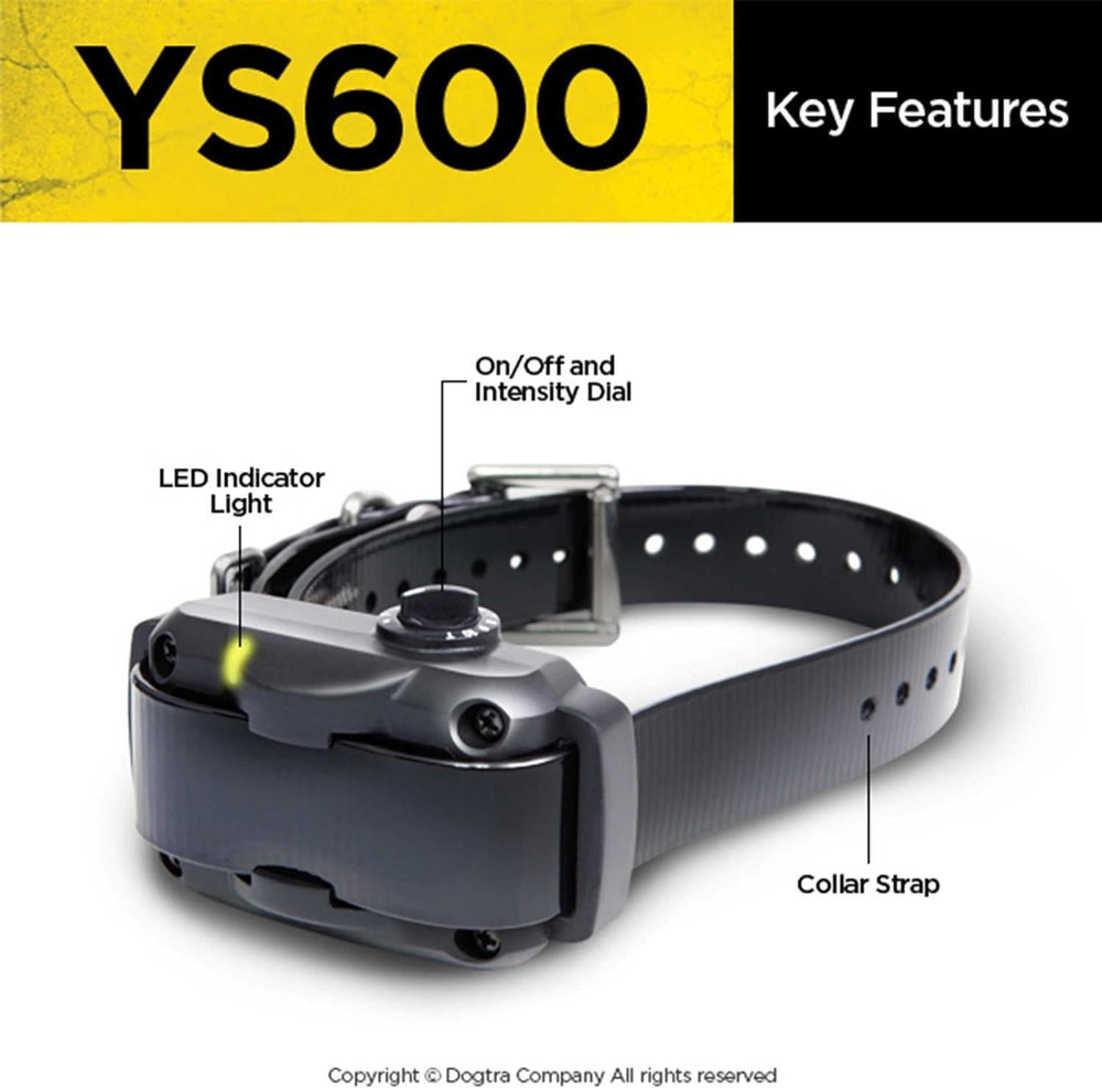 Dogtra YS600 High-Performance Pager delivers clear vibration cues.