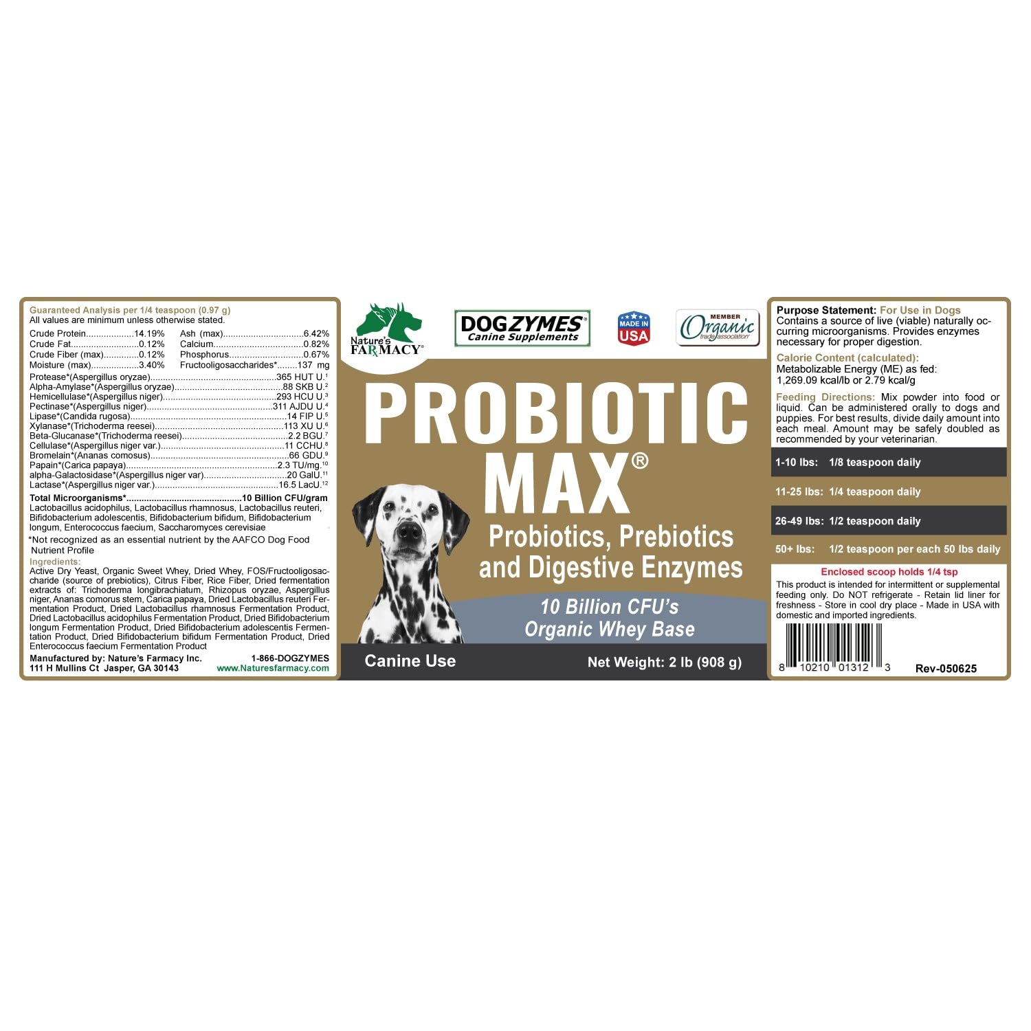 Dogzymes Probiotic Max served with dog meals during daily routine.