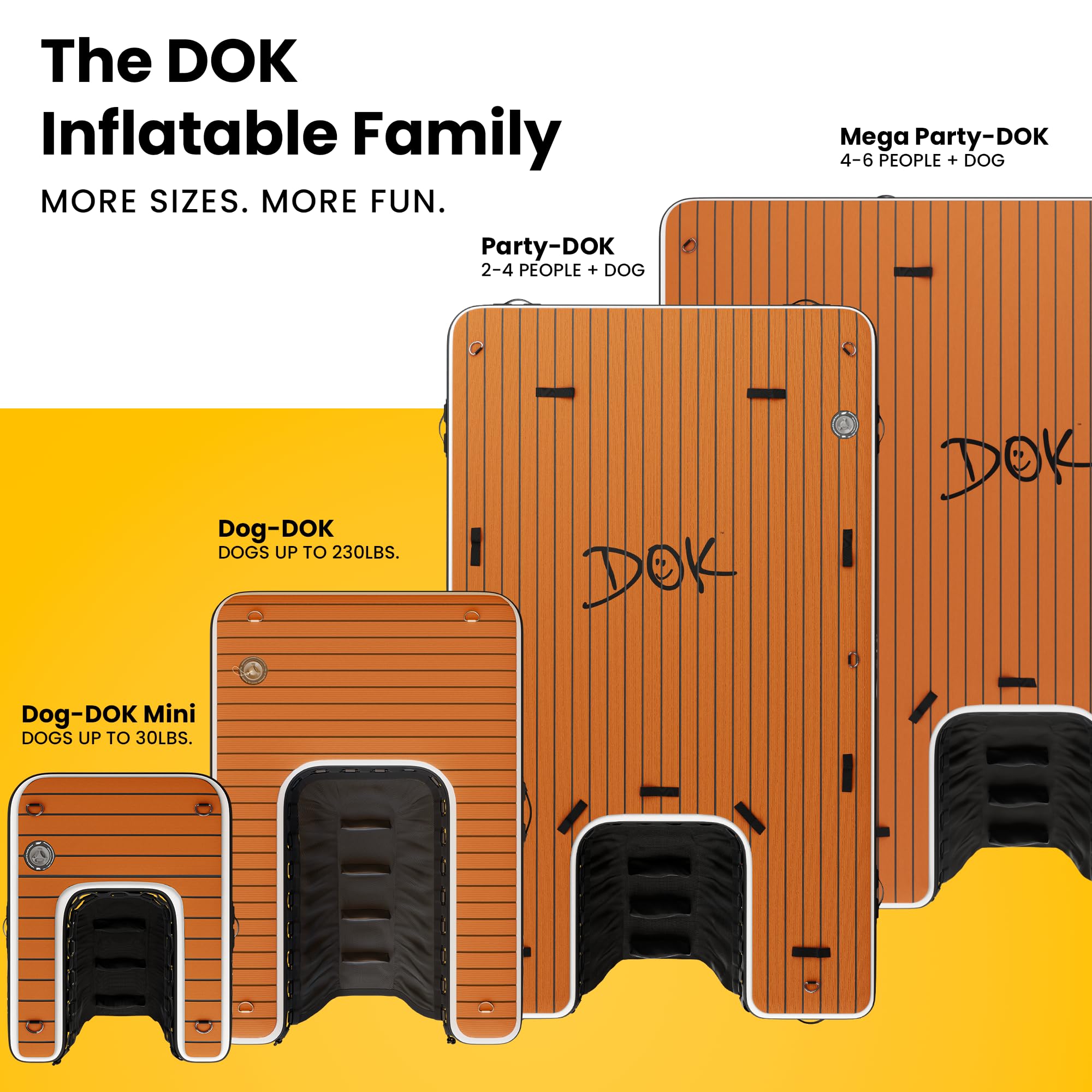 DOK Dog-DOK patented full-traction deck close-up for consistent grip