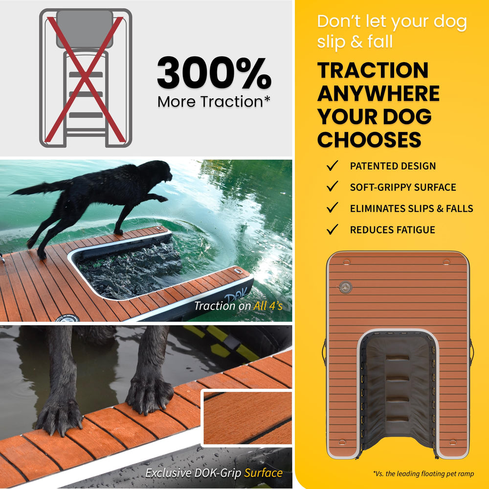 DOK Dog-DOK heavy-duty mesh and submerged ramp for stability
