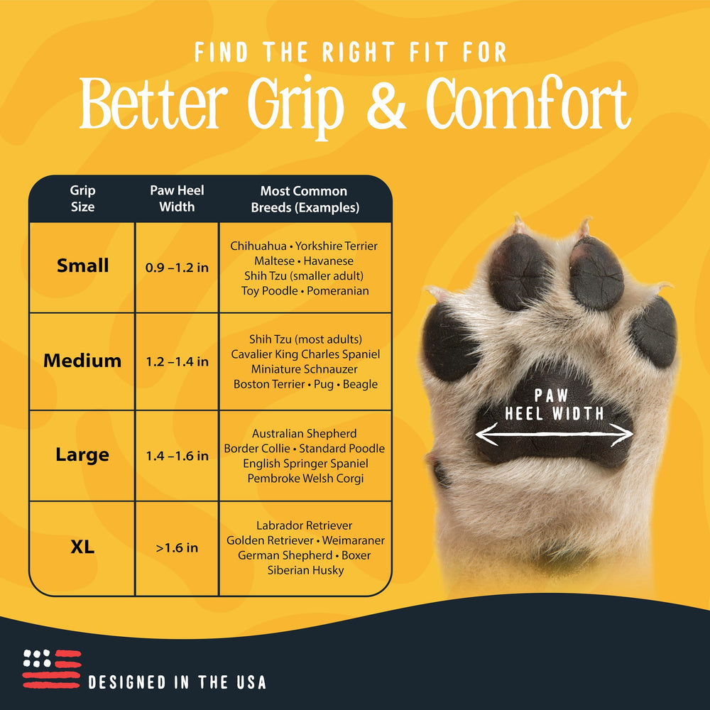 DOK TigerToes flexible paw grips move with each step.