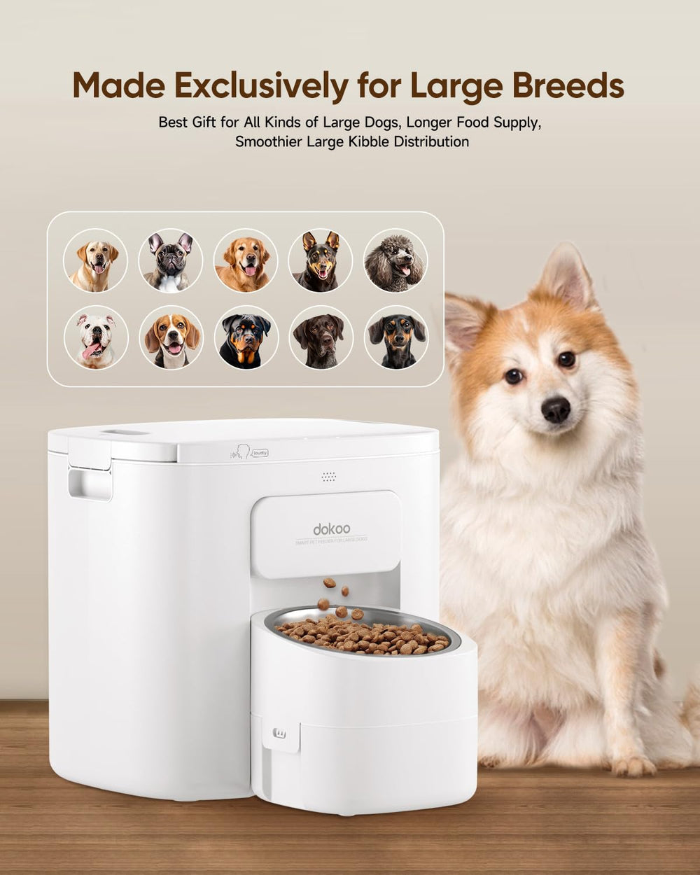 Dokoo portion-control dispensing for consistent meals