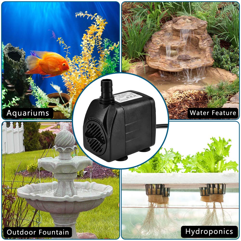 DOMICA 6 ft waterproof power cord for flexible placement