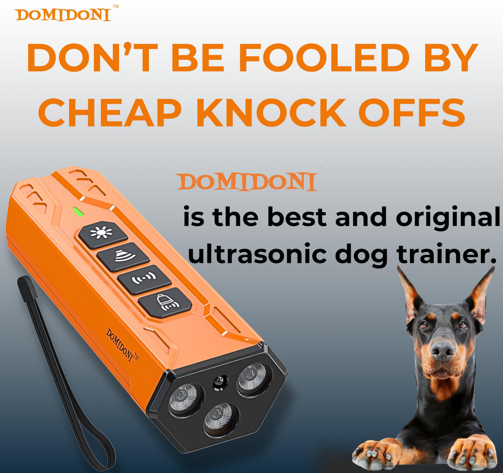DomiDoni Alpha Pro mode buttons: easy switching between ultrasonic and deterrent modes