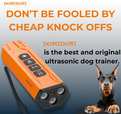 DomiDoni Alpha Pro mode buttons: easy switching between ultrasonic and deterrent modes