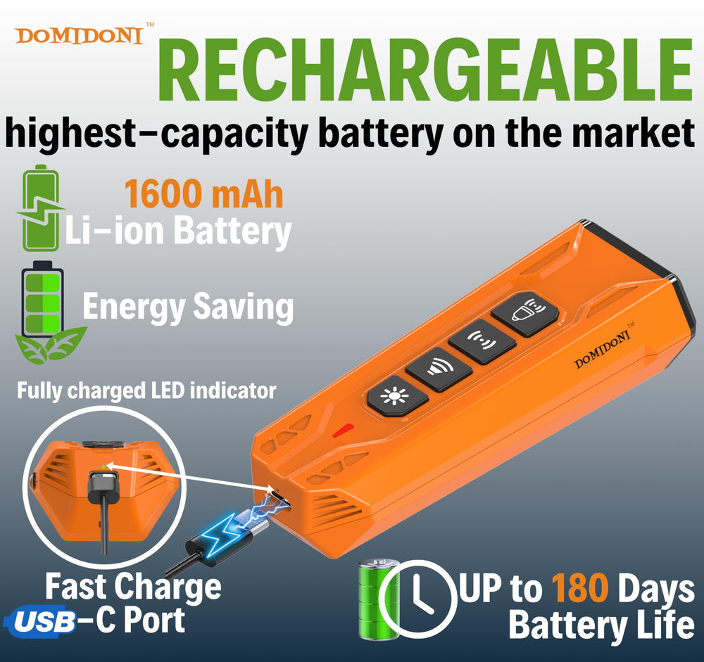 DomiDoni Alpha Pro rechargeable battery: long-lasting power for extended training days