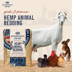 Dominion Hemp Bedding supports soft nesting for newly hatched chicks.