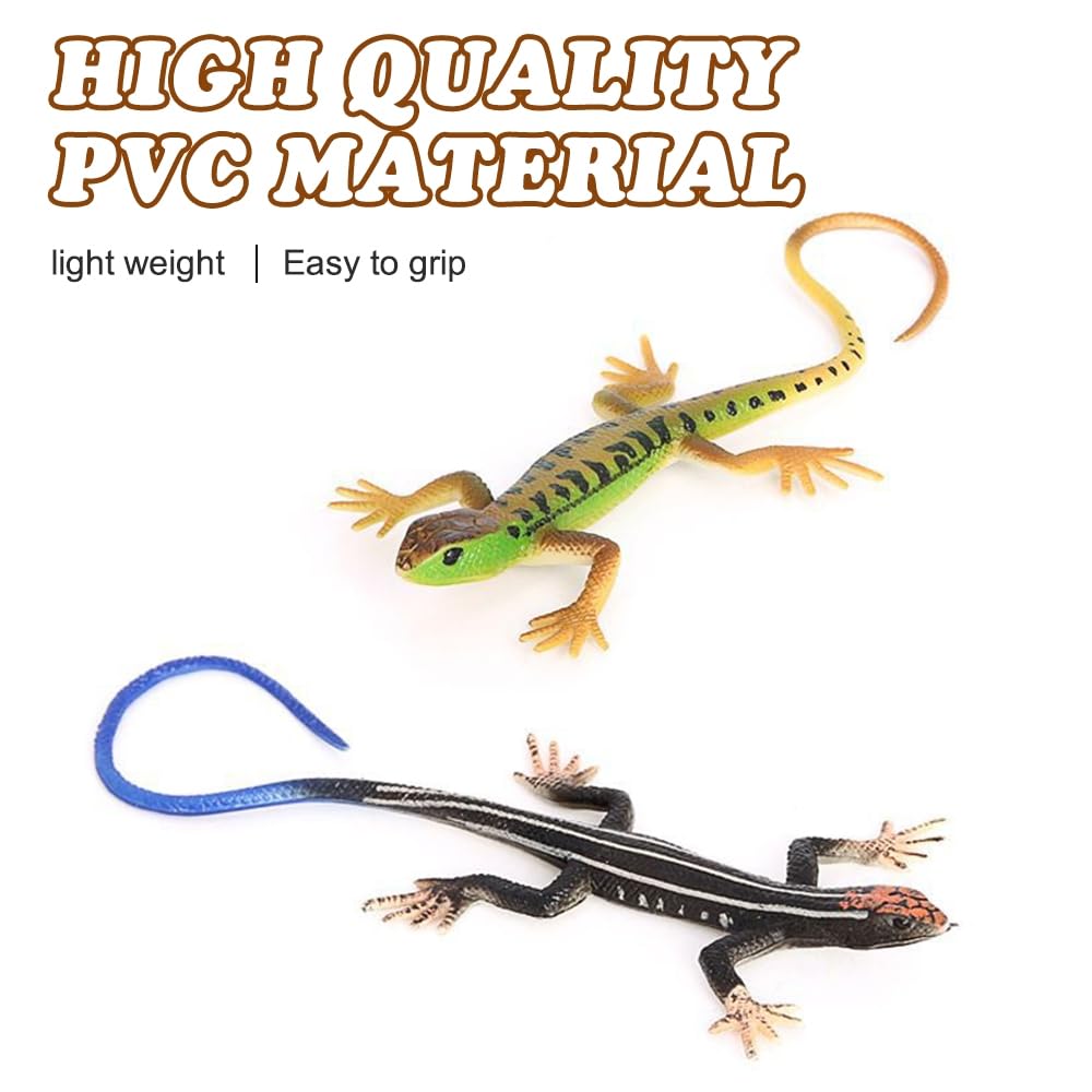 DONGKER lizard toys in multiple colors for varied play.