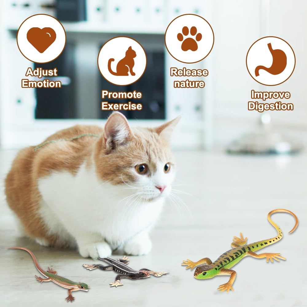 DONGKER PVC lizard toy close-up shows durable bite-resistant surface.