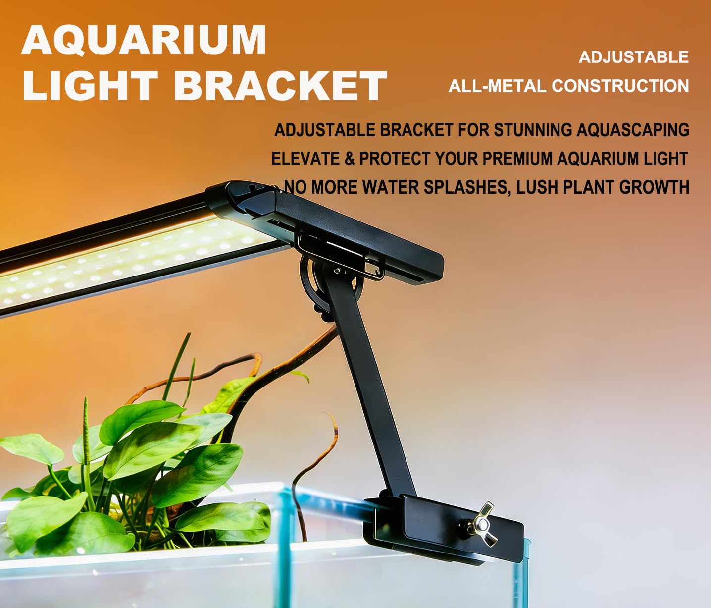 DONGWUZHIDAO clamp kit holder enables tool-free, secure light placement.