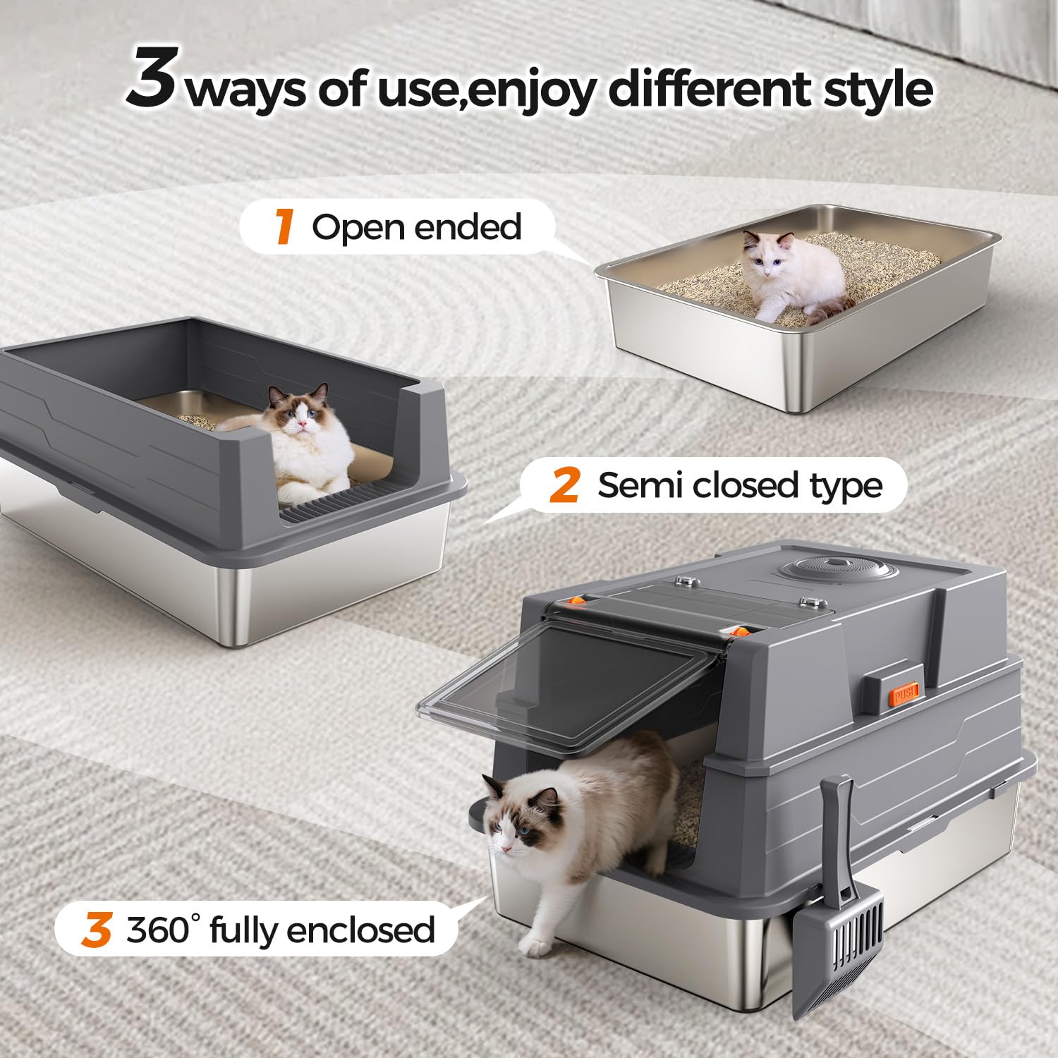 Donlinno XXXL 16.5 inch high walls for containment and privacy