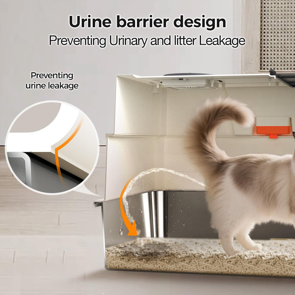 Donlinno XXXL deodorizing compartment accepts bamboo charcoal for smells management.