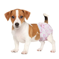Dono disposable dog diapers female fit image demonstrates secure, comfortable waist support