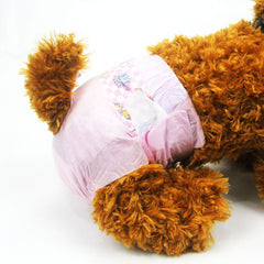 Dono disposable female dog diapers compact fit protects during heat and travel.