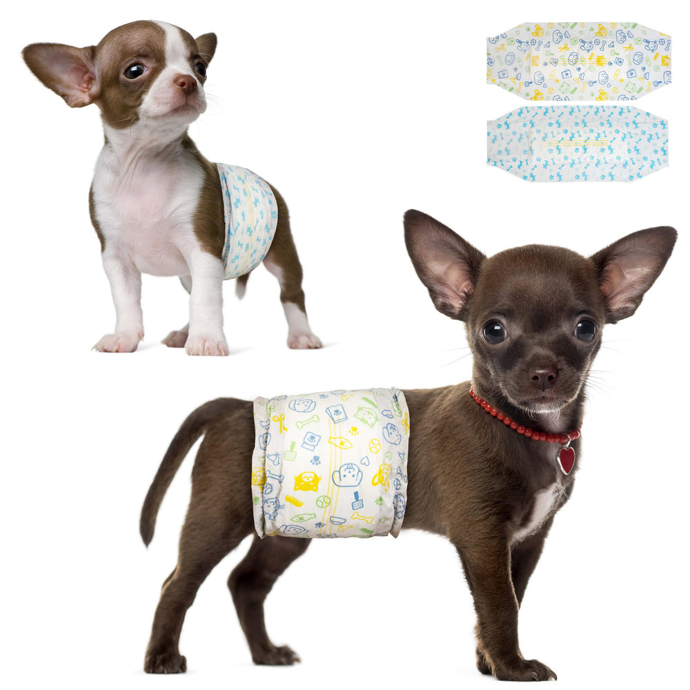 Dono XS diaper for small dogs, secure fit and comfort.