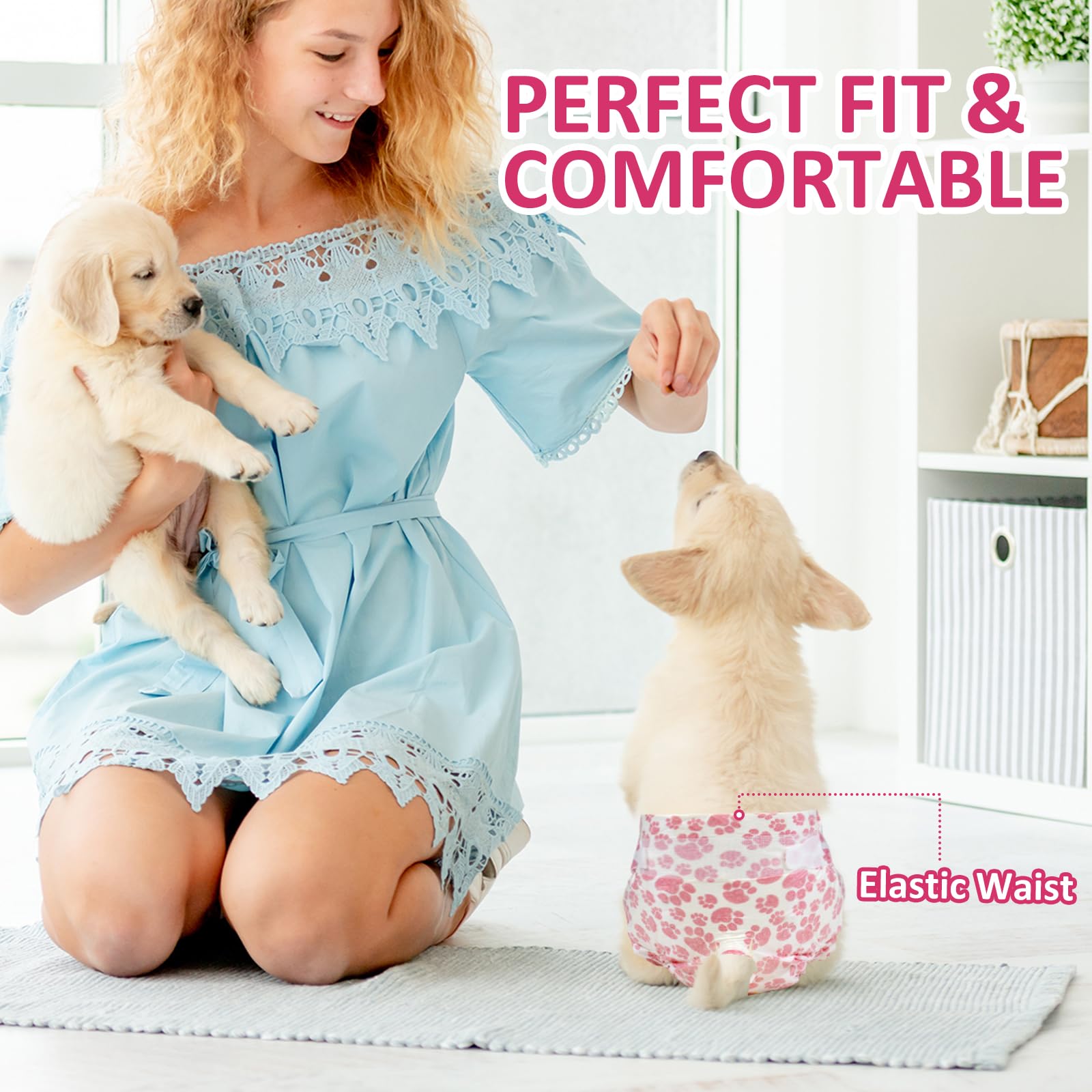 Dono dog diapers in-heat use for periods of female dogs.