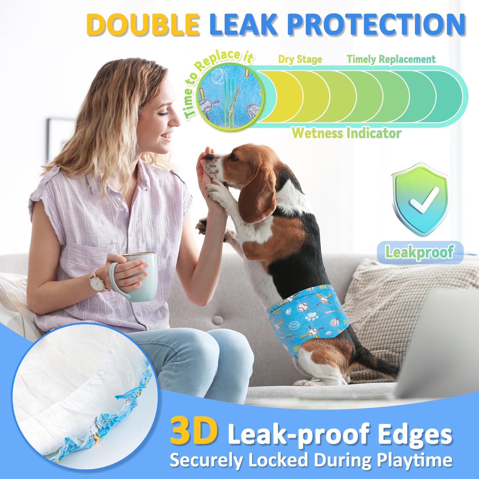 Dono diaper with elastic waistband supports flexible movement and comfort