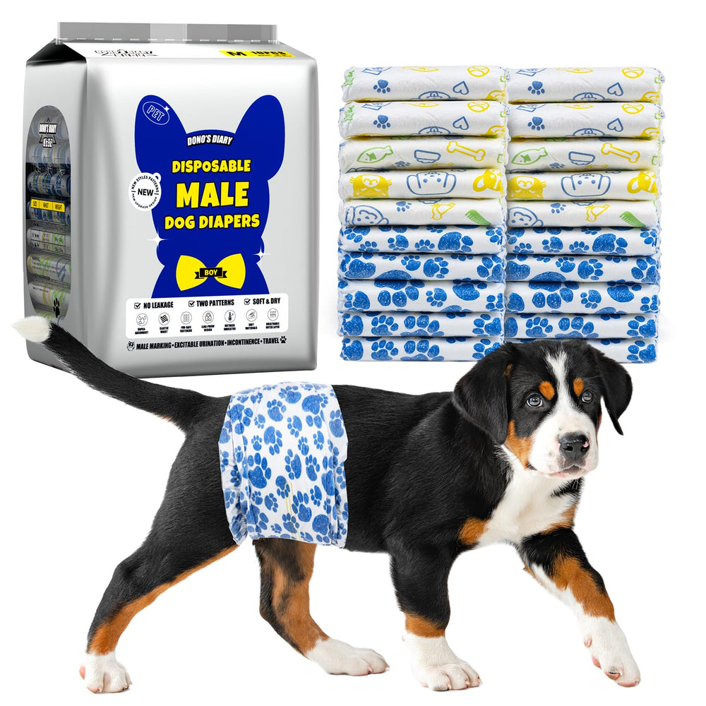 Dono Dog Diapers ultra-absorbent core for quick moisture capture.