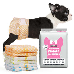 Dono dog diaper with wetness indicator signals moisture for easy timing.