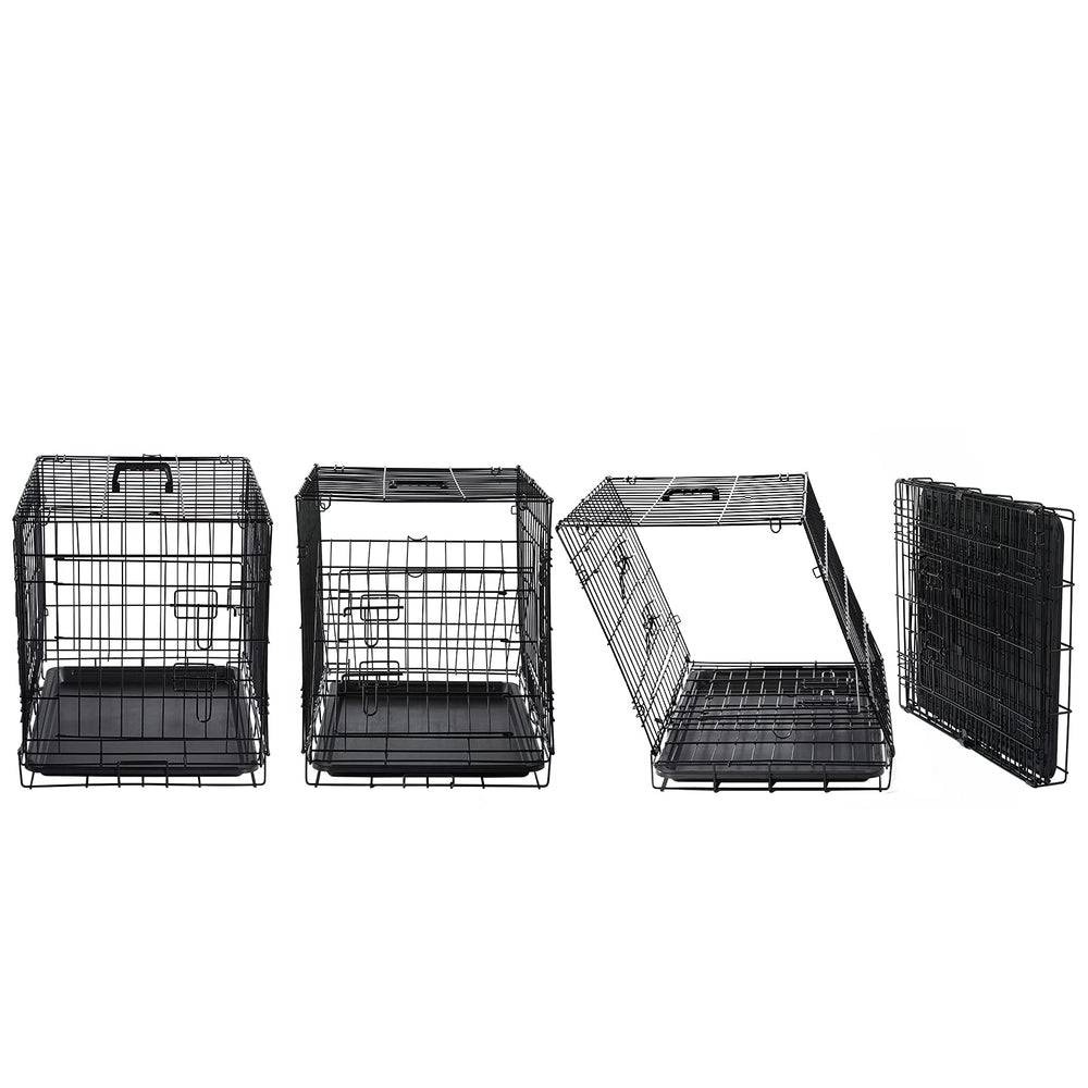 DONORO double-door latches provide secure confinement.