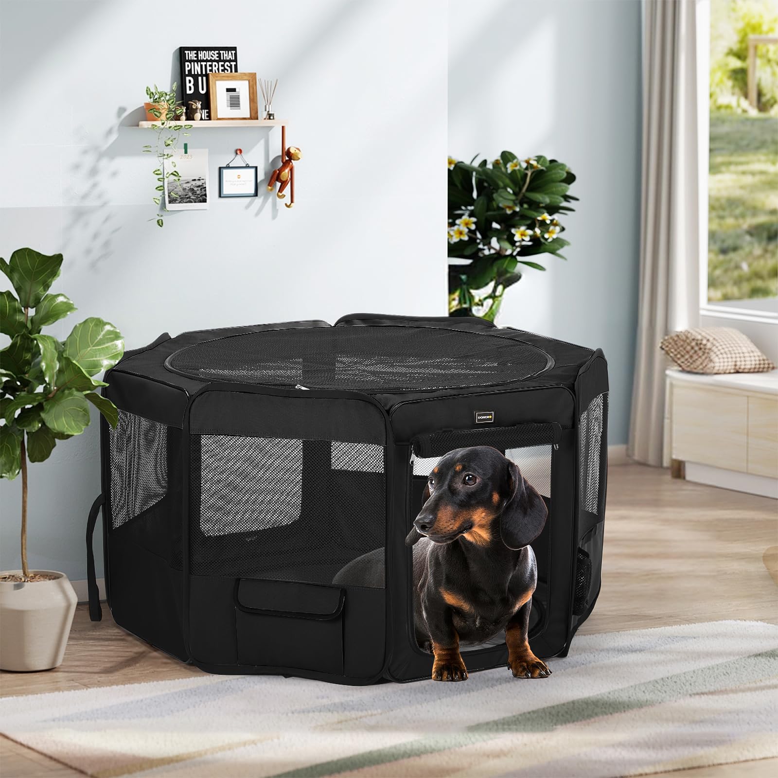 DONORO fold-flat design makes storage easy between trips