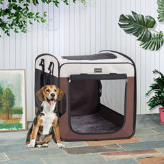 DONORO indoor-outdoor pet cage with water-resistant fabric for versatile use.