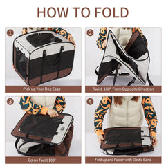 DONORO collapsible crate designed for car trips and camping adventures.