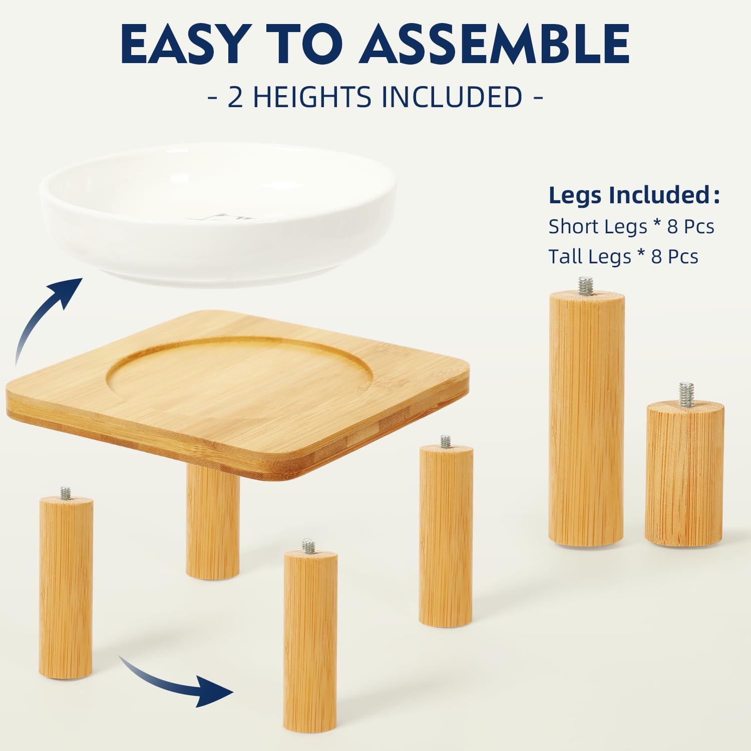 DoogCat neck-friendly dining supports comfortable feeding posture.